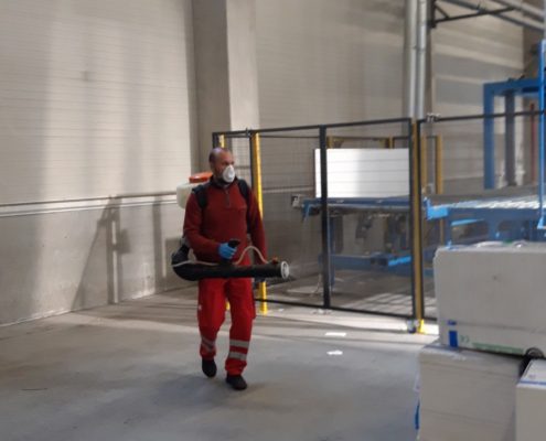 Echipa Avy DDD oferind servicii de dezinsectie in Craiova.